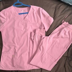 Pink Scrub Set